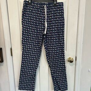 Vineyard Vines Navy and Pink Whale Pajama Pants